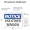 Signmission Use Other Window, 14 in W x Rectangle, Vinyl Decal OS-2PACK-NS-D-1014-L-16790 - alternate 5